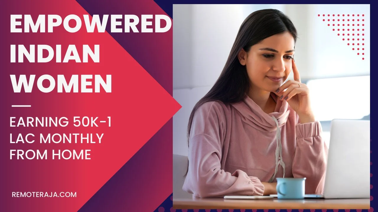 work from home jobs for women in India