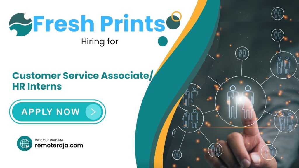 Fresh Prints is Hiring Work From Home